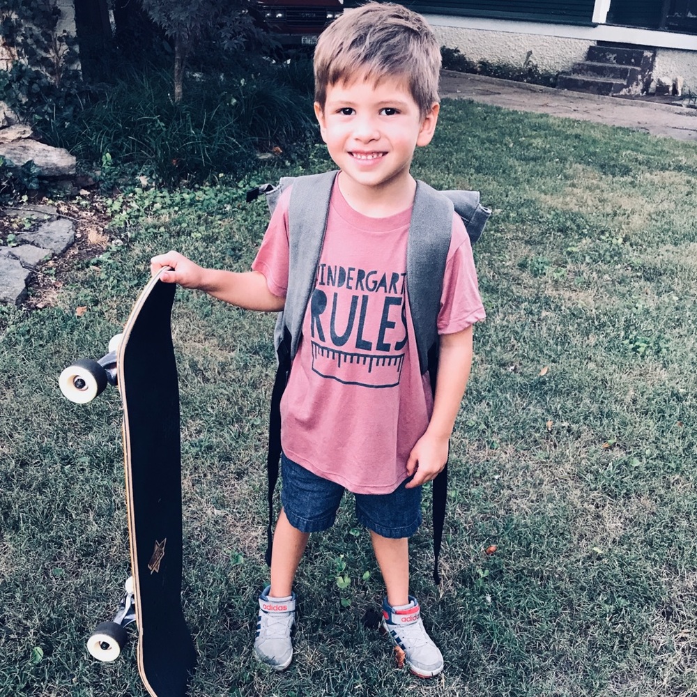 KINDERGARTEN RULES T-shirt - Picture 3 of 5